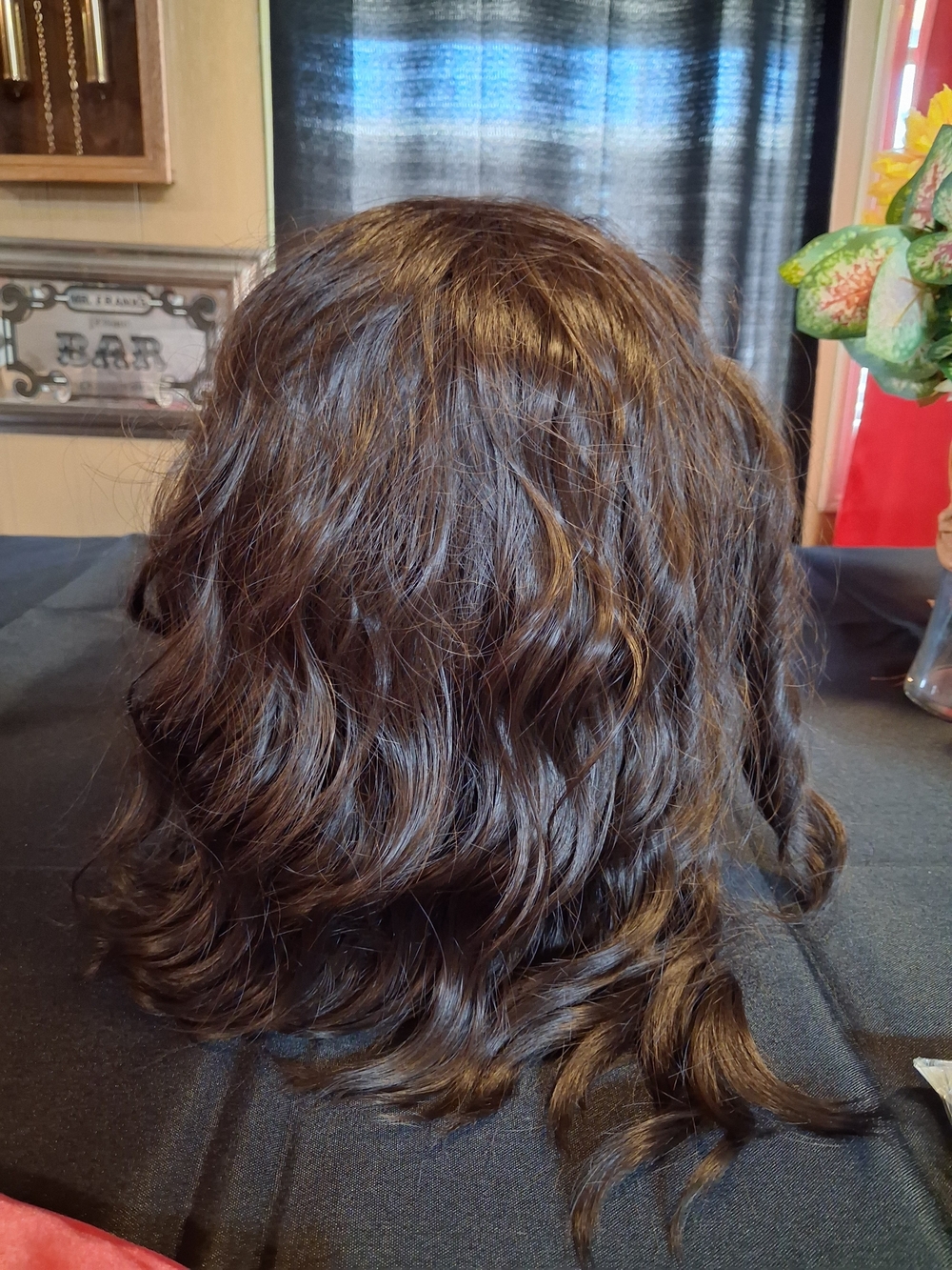 Natural Brown Wavy Women's Wig - Unbranded